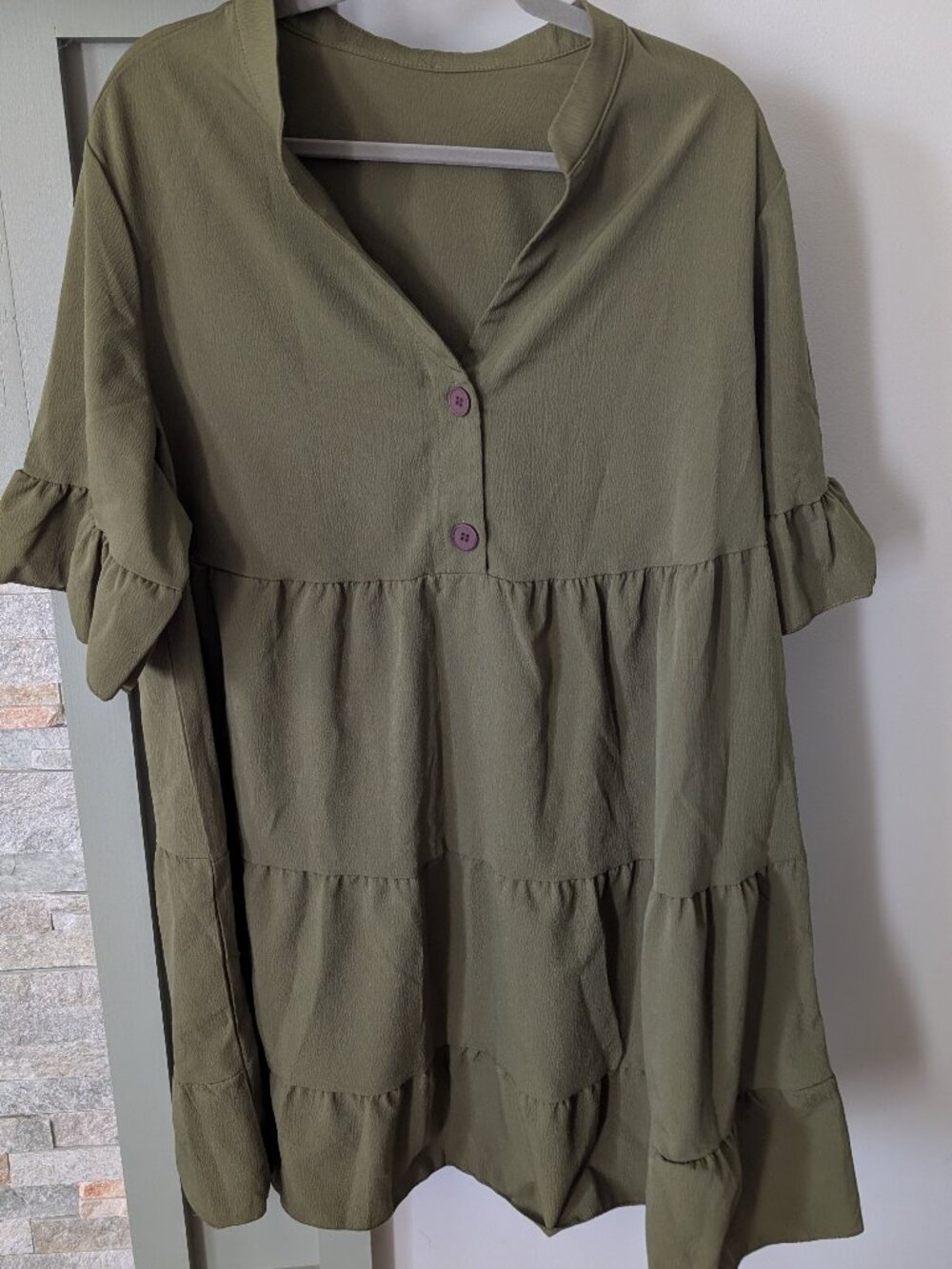 Shein Curve Olive Green Dress - NWOT - Size 2XL